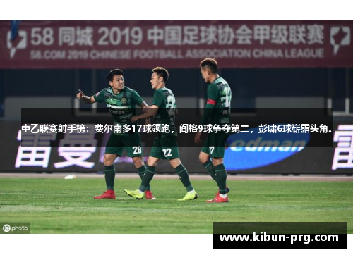 中乙联赛射手榜：费尔南多17球领跑，阎格9球争夺第二，彭啸6球崭露头角。
